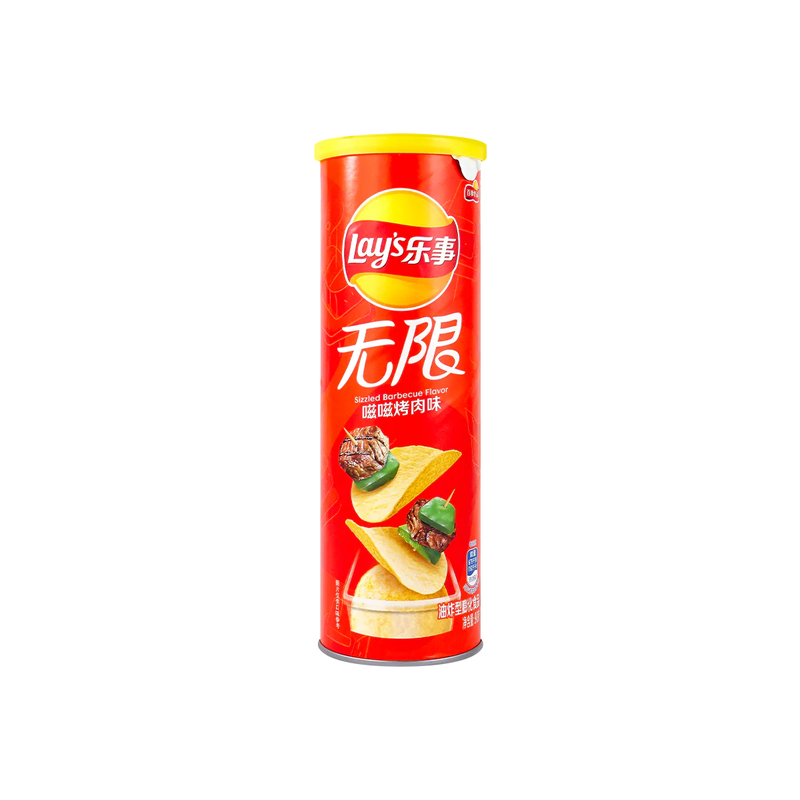 Lays Stax Sizzled BBQ 90g (China)