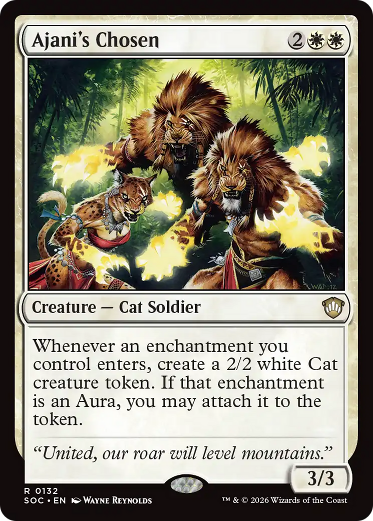 Ajani's Chosen [Secrets of Strixhaven Commander]