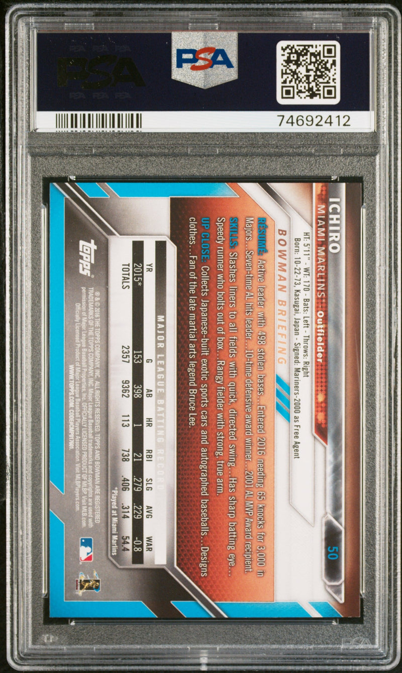 2016 BOWMAN ICHIRO