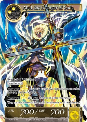 Abel, the Avenger of Gods (PR2015-030) [Promo Cards]