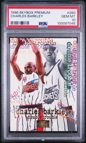 1996 SKYBOX PREMIUM CHARLES BARKLEY  #260 - PSA 10