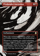 Firebender Ascension (Borderless) [Avatar: The Last Airbender]