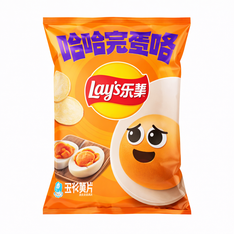 Exotic Asian Lays 70g Bags: Lay's Salted Egg Yolk 11-Pack