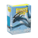 Dragon Shield: Standard 100ct Sleeves - Sky Blue & Silver (Dual Matte)