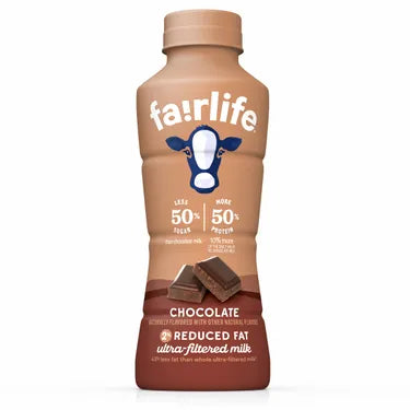 Fairlife Milk 2% Chocolate, 14 oz bottles