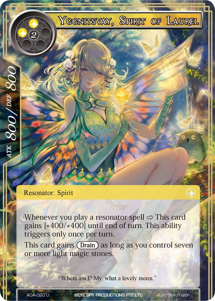 Yggnitsvay, Spirit of Laurel (AOA-020) [Awakening of the Ancients]