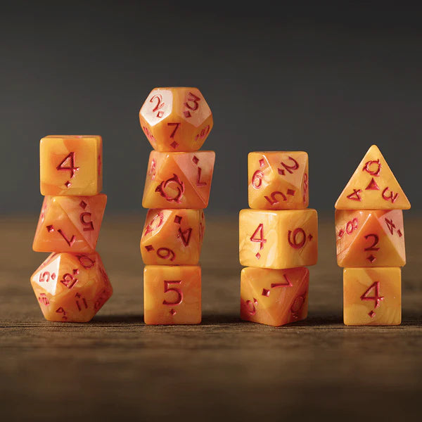 Tales of Xadia: The Dragon Prince RPG- Sunfire Dice Set