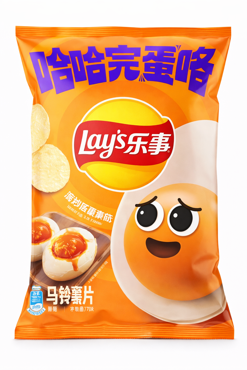 Exotic Asian Lays 70g Bags: Lay's Salted Egg Yolk 11-Pack