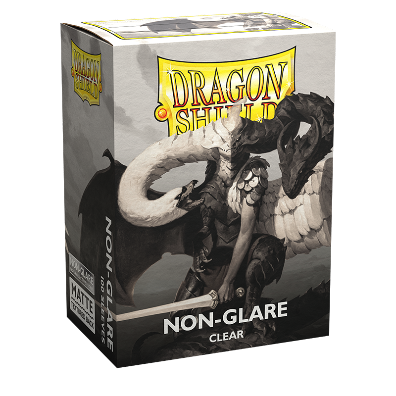 Dragon Shield: Standard 100ct Sleeves - Clear (Non-Glare Matte)