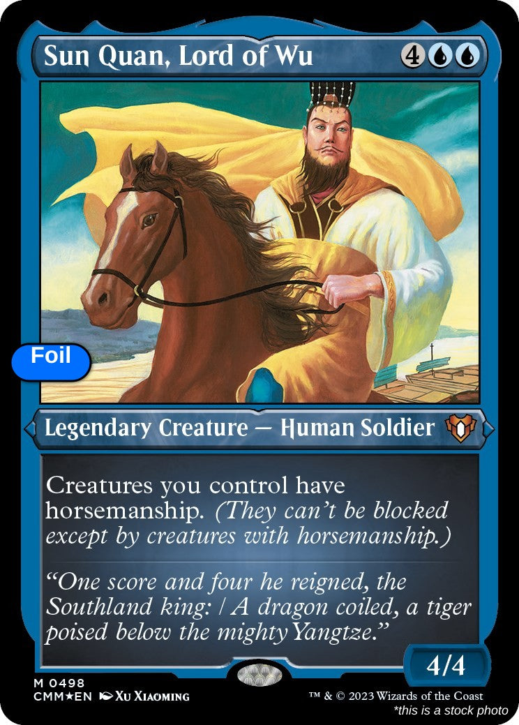 Sun Quan, Lord of Wu (Foil Etched)