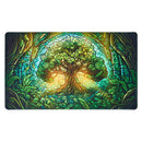 Playmat: Stained Glass- Mythical Forest (24" x 14")
