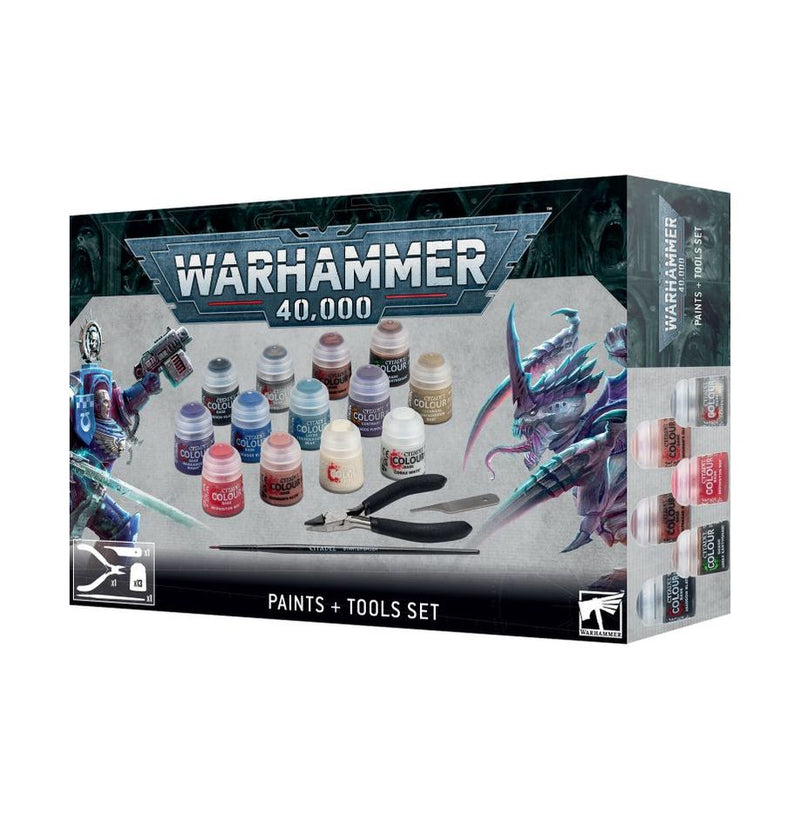 Warhammer 40k: Paints & Tools Set