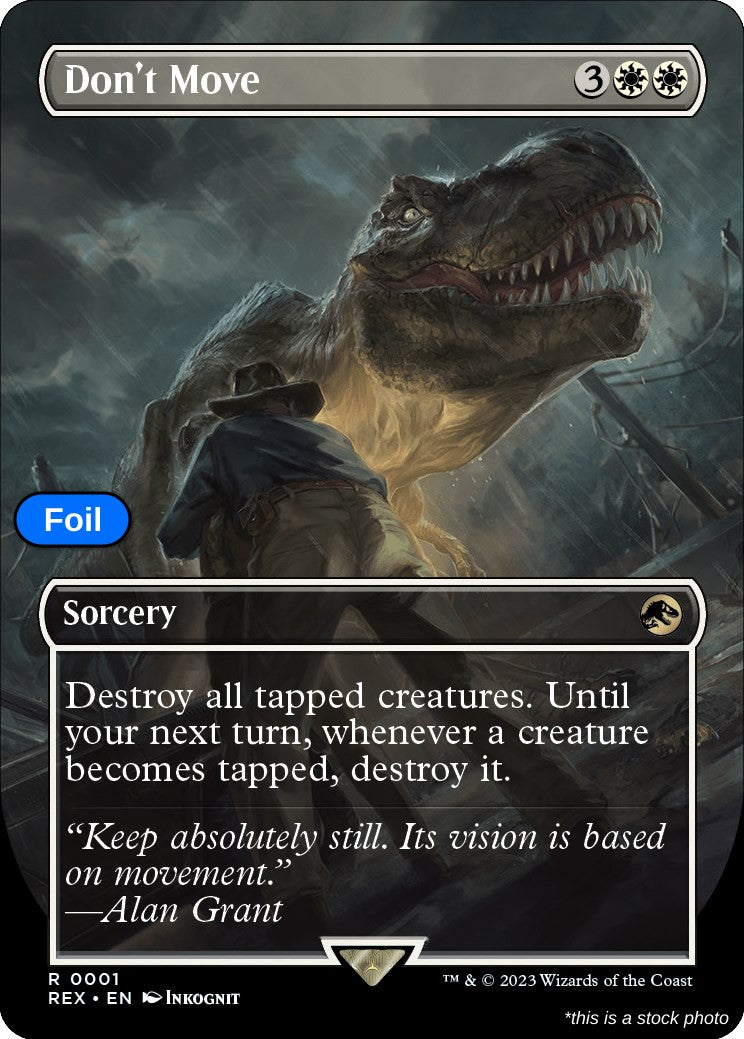 Don't Move (Borderless)