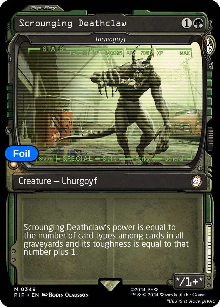 Scrounging Deathclaw - Tarmogoyf (Showcase)