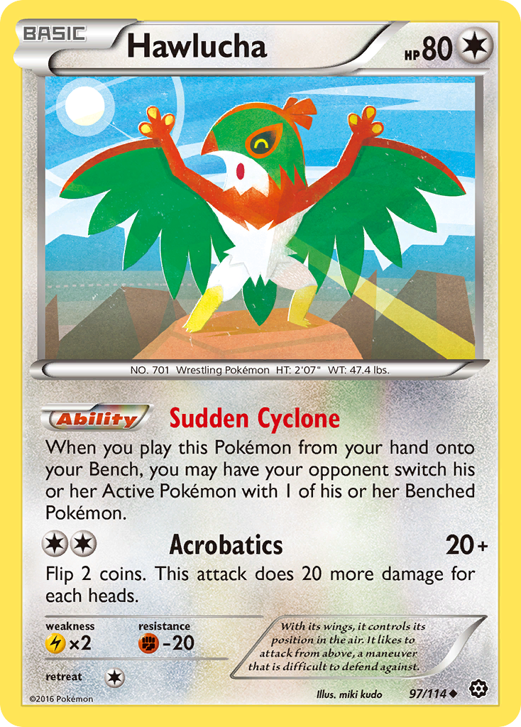 Hawlucha (97/114) [XY: Steam Siege]