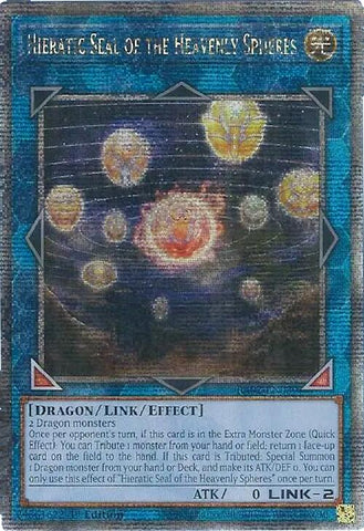 Hieratic Seal of the Heavenly Spheres (Quarter Century Secret Rare) [RA02-EN039] Quarter Century Secret Rare