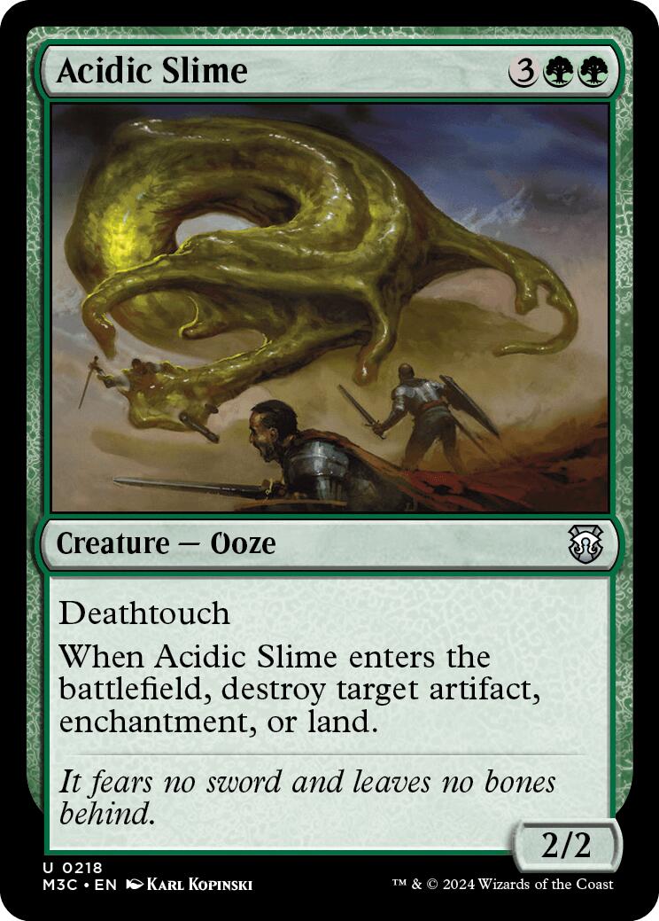 Acidic Slime [Modern Horizons 3 Commander]