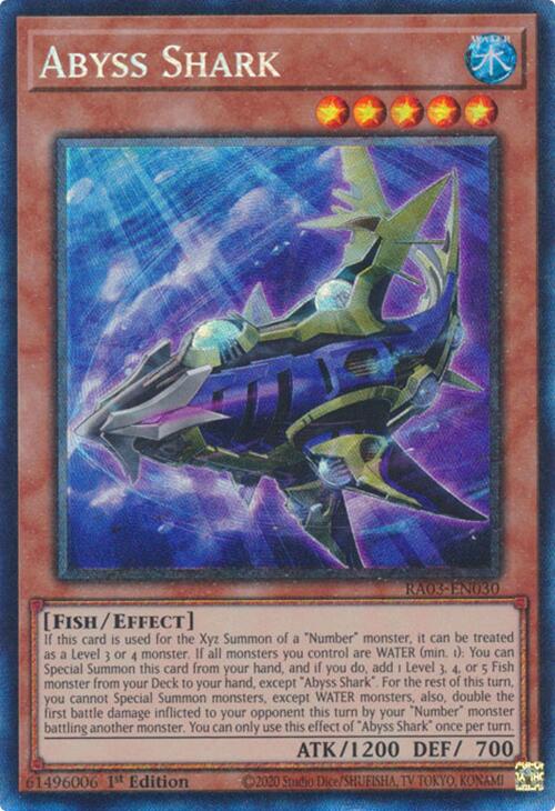 Abyss Shark (CR) [RA03-EN030] Prismatic Collector's Rare