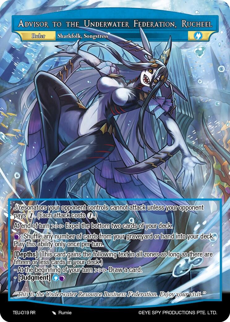 Advisor to the Underwater Federation, Rucheel // Rucheel, Songstress of the Forgotten Town (TEU-019 JR) [Timeless Eclipse of the Underworld]