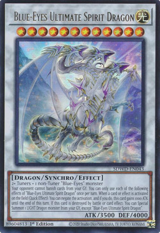 Blue-Eyes Ultimate Spirit Dragon [SDWD-EN043] Ultra Rare