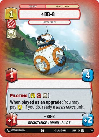 BB-8 - Happy Beeps (Foil) (30) [Jump to Lightspeed: Weekly Play]