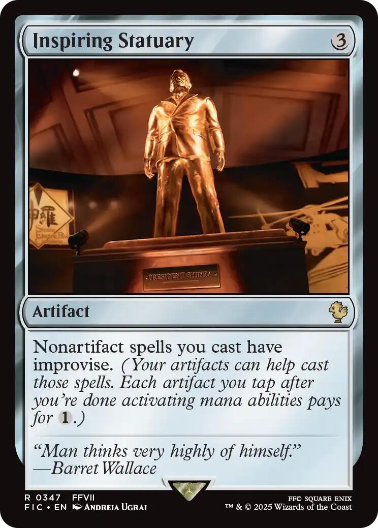Inspiring Statuary (Surge Foil) [FINAL FANTASY Commander]