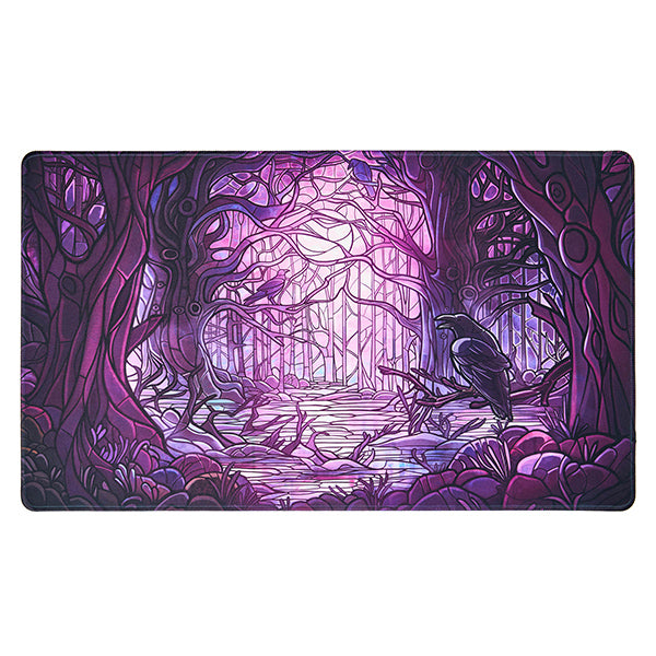 Playmat: Stained Glass- Decaying Swamp (24" x 14")