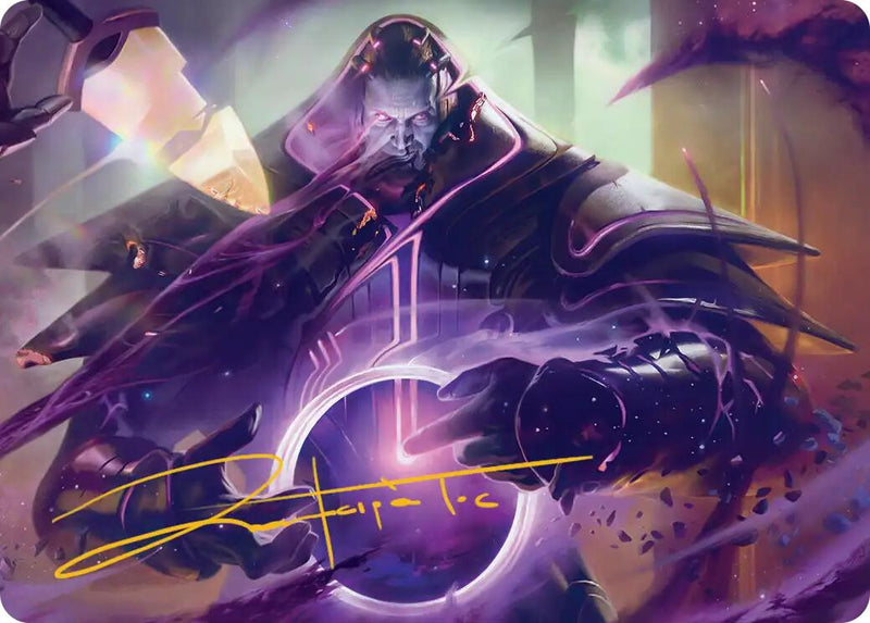 Embrace Oblivion Art Card (Gold-Stamped Signature) [Edge of Eternities Art Series]