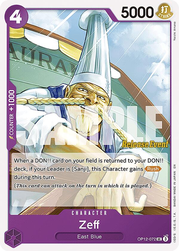 Zeff [Legacy of the Master Release Event Cards]