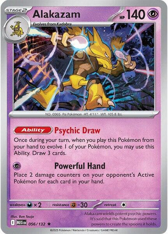 Alakazam (056/132) [Mega Evolution: Base Set]