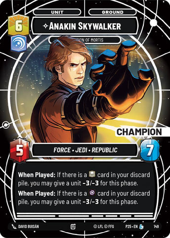 Anakin Skywalker - Champion of Mortis (Champion) (147) (147) [Sector and Regional Promos: Season 1]
