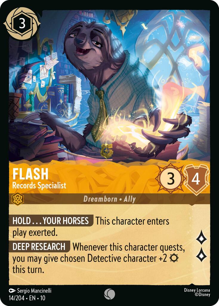 Flash - Records Specialist (14/204) [Whispers in the Well]
