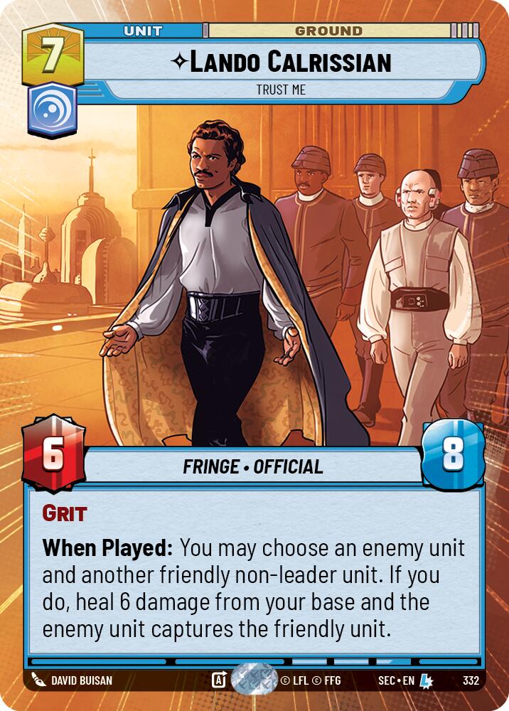 Lando Calrissian - Trust Me (Hyperspace) (332) (332) [Secrets of Power]