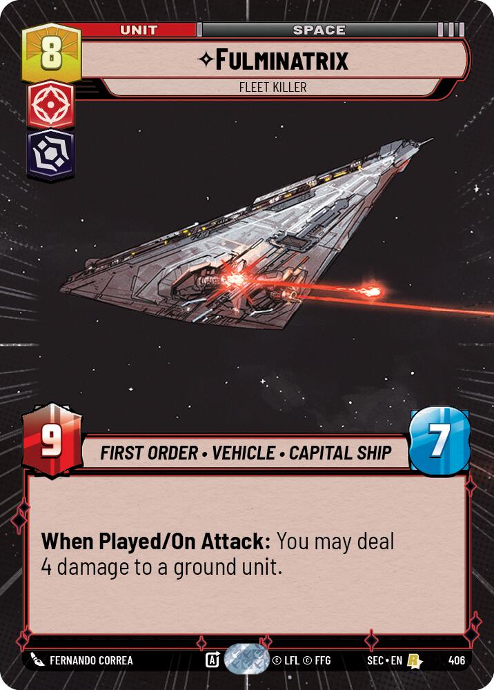 Fulminatrix - Fleet Killer (Hyperspace) (406) (406) [Secrets of Power]