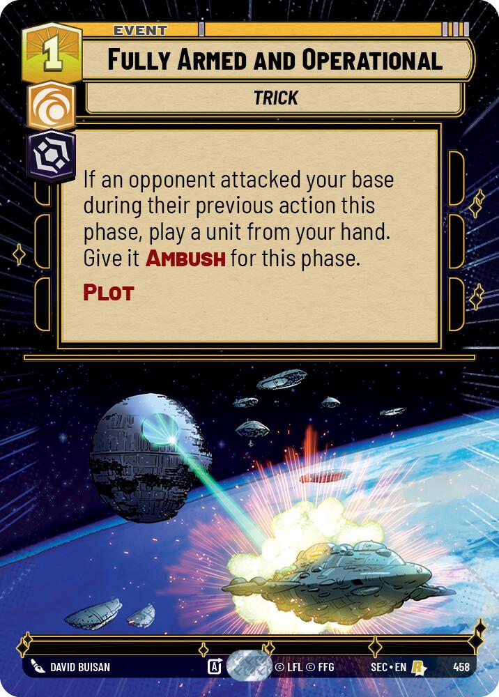 Fully Armed and Operational (458) (Hyperspace) (458) [Secrets of Power]