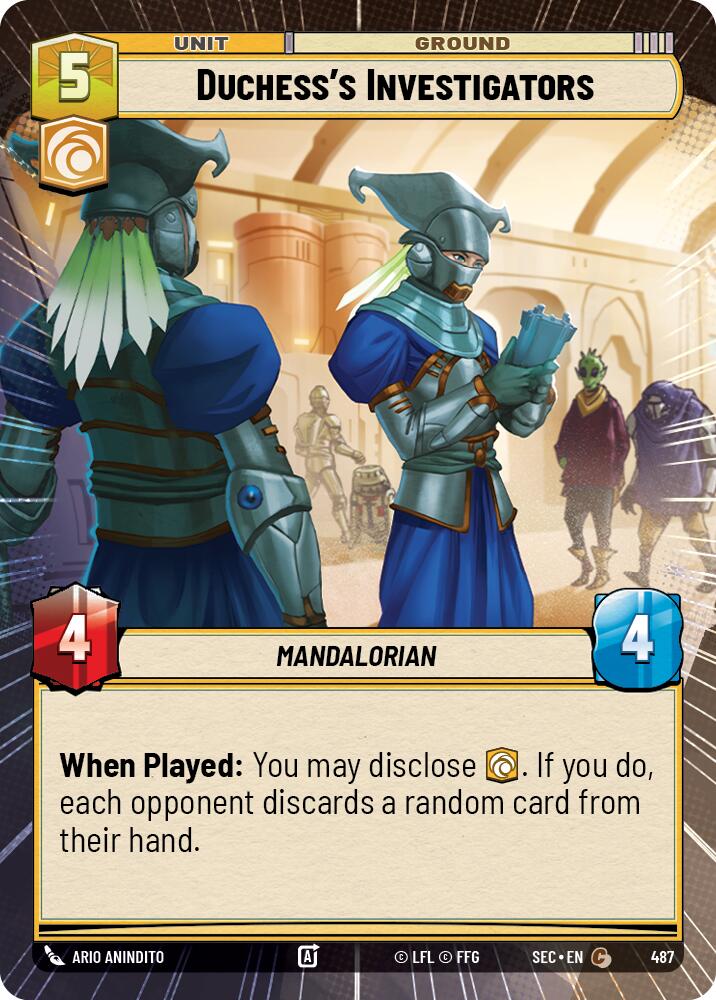 Duchess's Investigators (487) (Hyperspace) (487) [Secrets of Power]