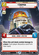 Chopper - War Hero (Hyperspace Foil) (903) (903) [Secrets of Power]