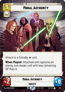Moral Authority (1012) (Hyperspace Foil) (1012) [Secrets of Power]