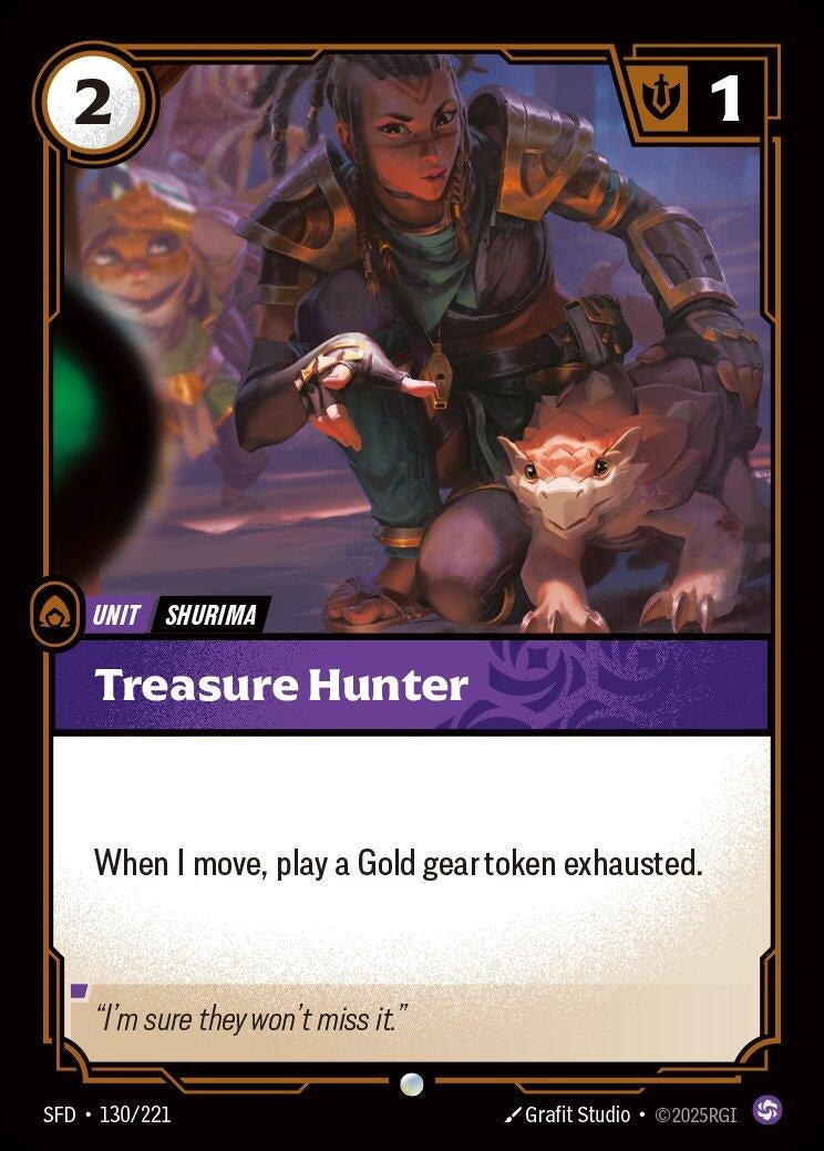 Image for Treasure Hunter (130/221) (SPF) - Riftbound: League of Legends Trading Card Game