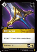 Image for B.F. Sword (161/221) (SPF) - Riftbound: League of Legends Trading Card Game