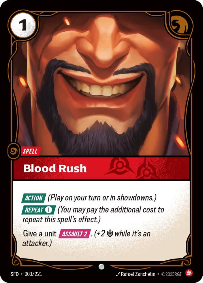 Image for Blood Rush (003/221) (SPF) - Riftbound: League of Legends Trading Card Game