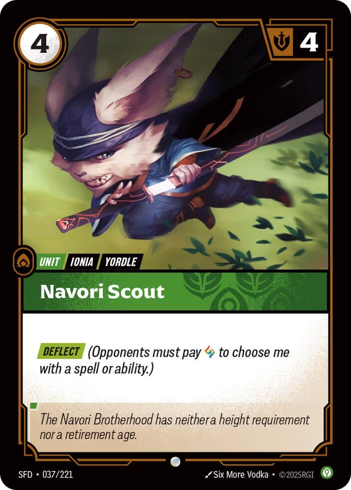 Image for Navori Scout (037/221) (SPF) - Riftbound: League of Legends Trading Card Game