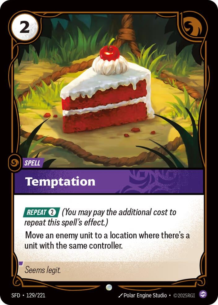 Image for Temptation (129/221) (SPF) - Riftbound: League of Legends Trading Card Game