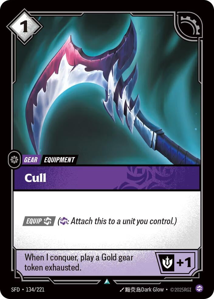 Image for Cull (134/221) (SPF) - Riftbound: League of Legends Trading Card Game