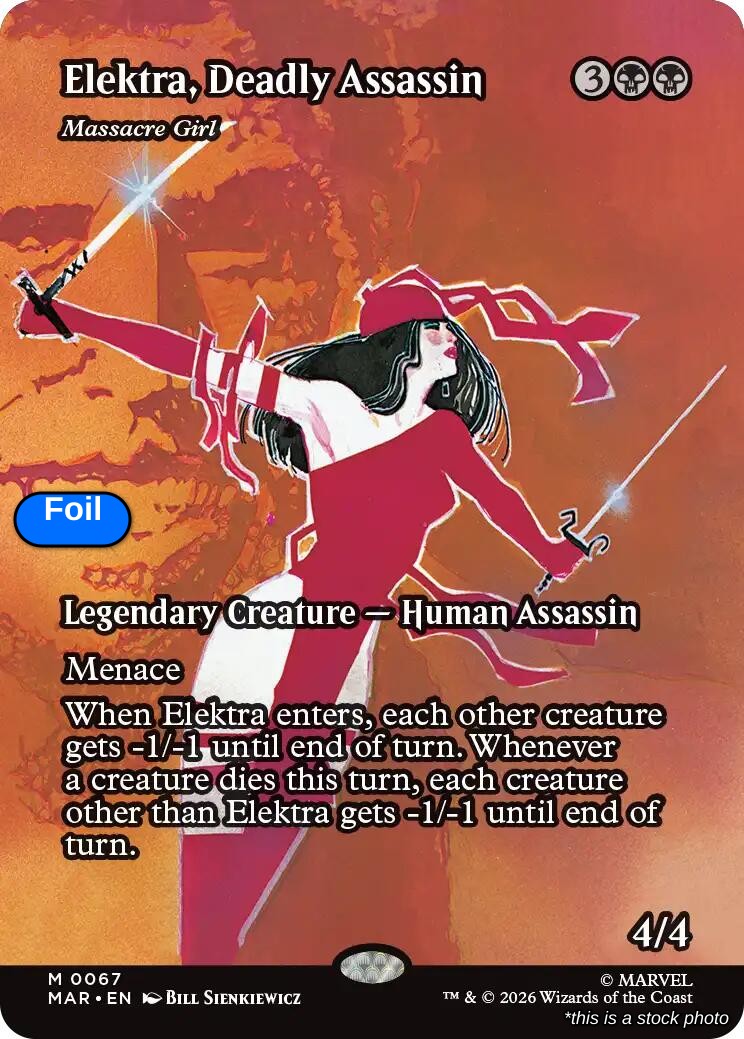 Elektra, Deadly Assassin - Massacre Girl (Borderless)