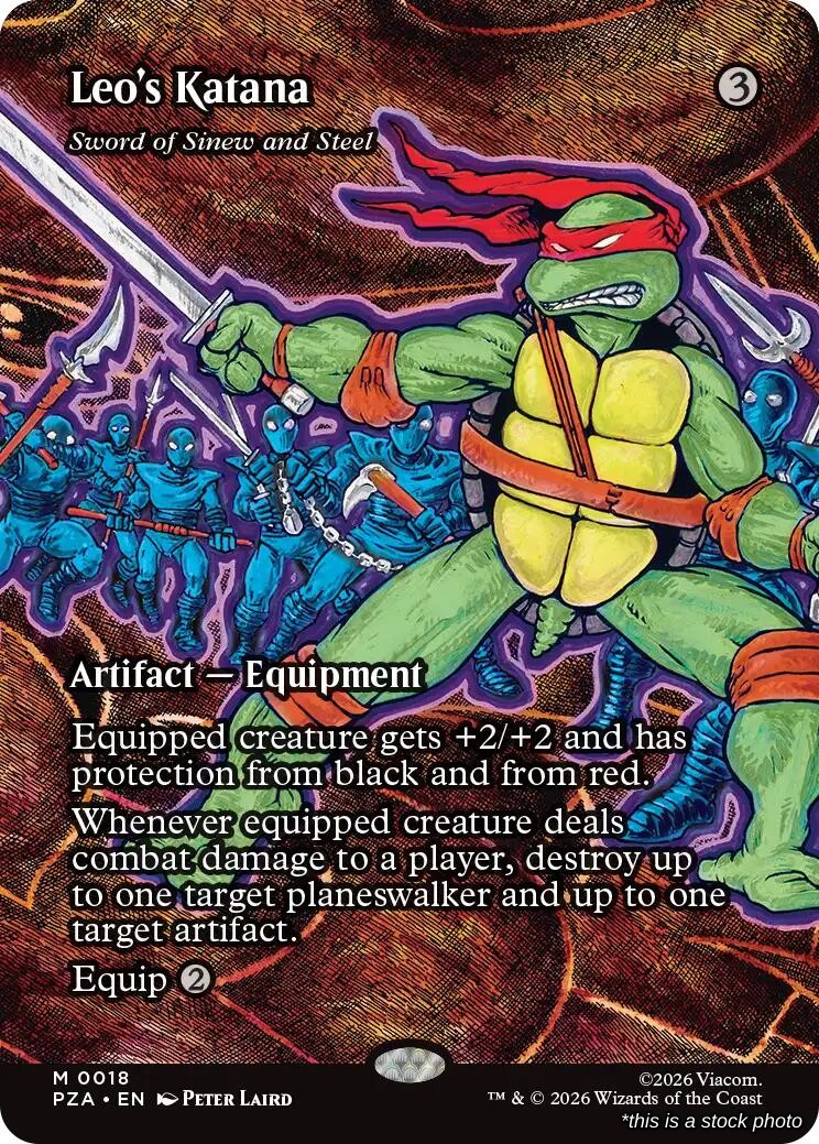 Leo's Katana - Sword of Sinew and Steel (Borderless)