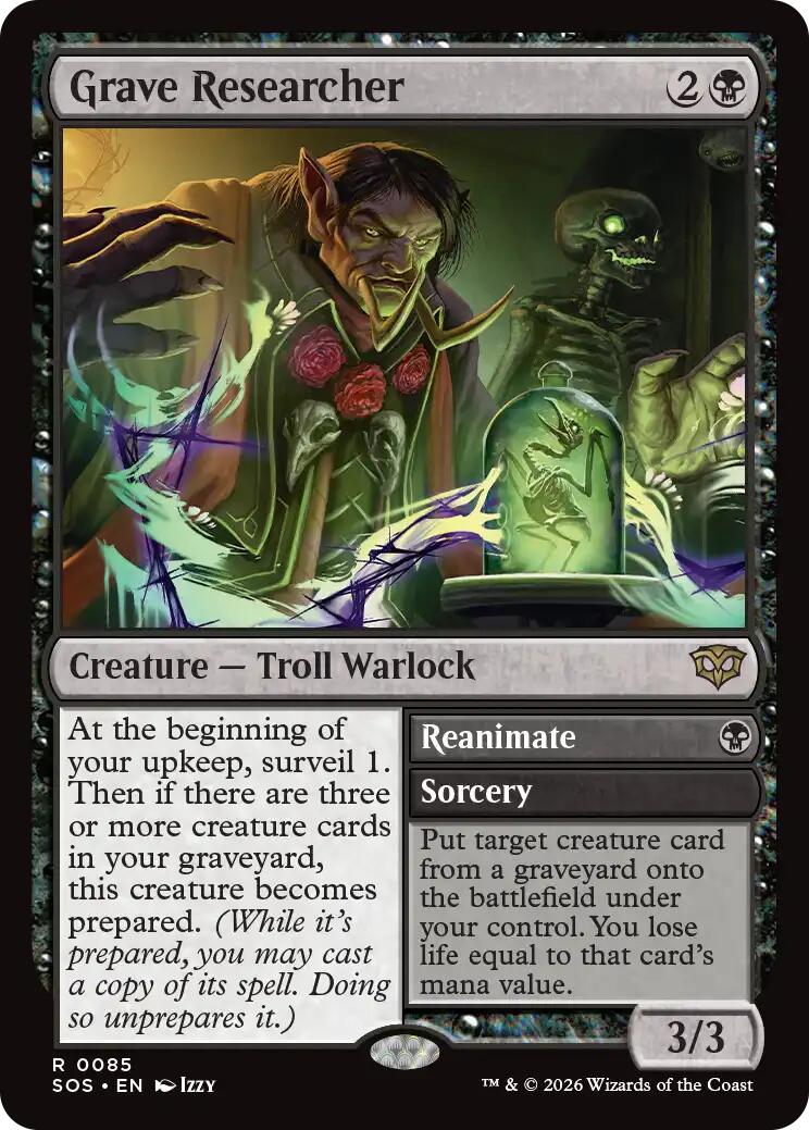 Grave Researcher (Rare)