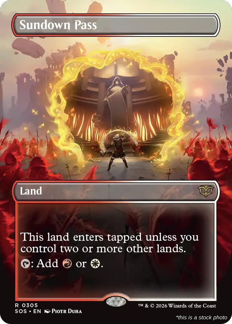 Sundown Pass (Borderless)