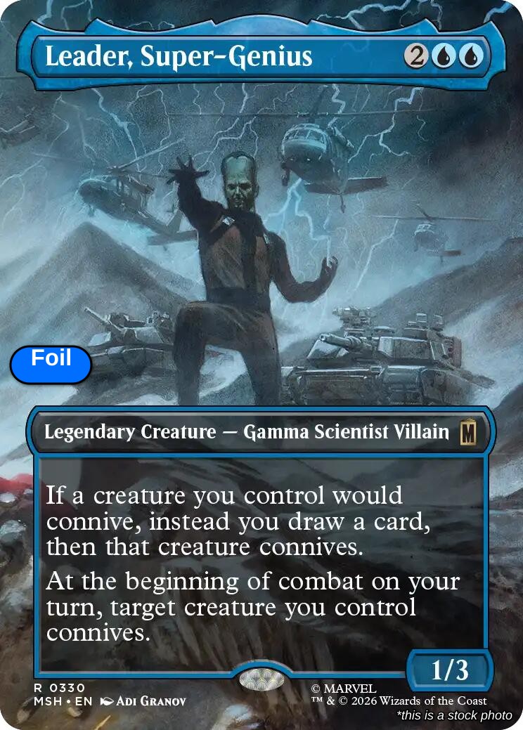 Leader, Super-Genius (Borderless)