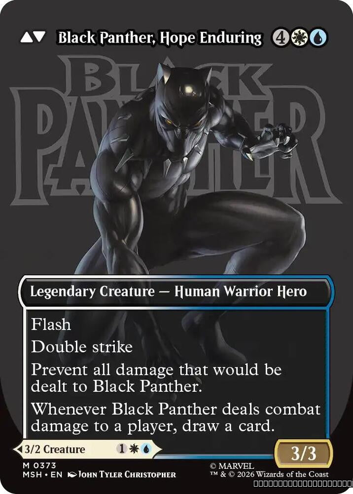 King T'Challa (Borderless) (0373) (Back)